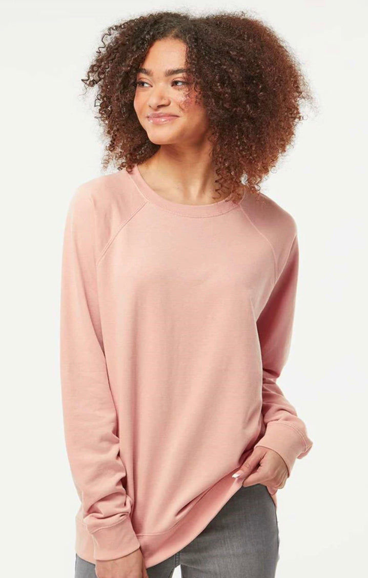 Casual Terry Crewneck Sweatshirt