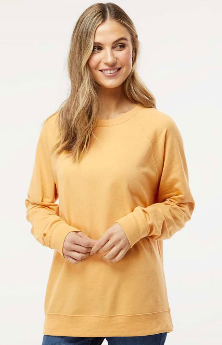 Casual Terry Crewneck Sweatshirt